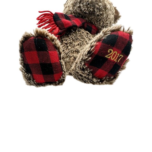 Animal Adventure Plush Teddy Bear Checker Scarf '17 Edition 12" Stuffed Animal - Picture 9 of 12
